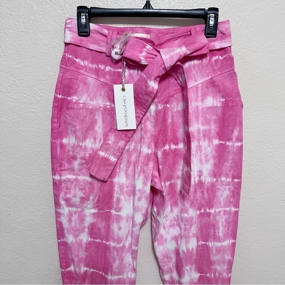 NEW Loveshackfancy Tao Pant HIBISCUS HAND DYE size 4 - Picture 8 of 13